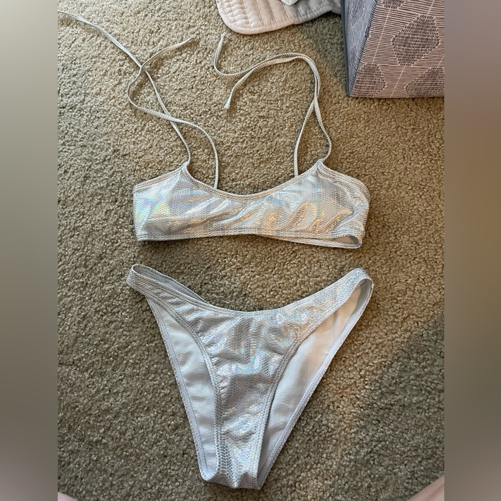 iridescent bikini!